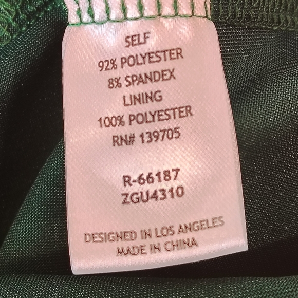 HONEY & ROSIE DRESS GIRLS SZ 14 SATIN FEEL EMERALD GREEN FORMAL HOLIDAY XMAS - Picture 6 of 9